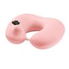Neck Pillow U Shape Portable Press Inflatable Ice Silk Travel Pillow for Airplane Car Highspeed