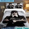3PCS Custom Name Wednesday Bedding Set, Bedding Set Including 1pc Duvet Cover And 2pcs Pillowcases for Bedroom,Dormitory Gift