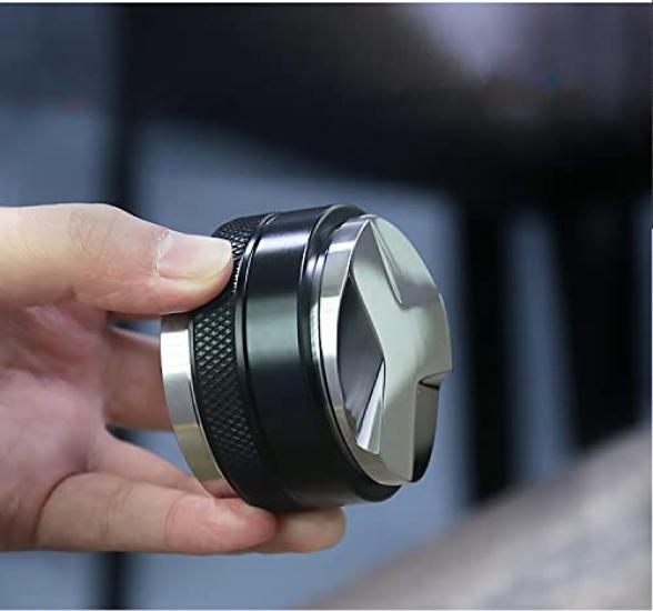 Coffee Distributor & Tamper, Dual-Head Coffee Leveler for Portafilters, Adjustable Depth, Professional Espresso Hand Tamper