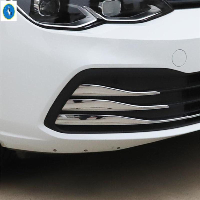 Car Front Grille Og Lights Lamp Eyelid Eyebrow Stripes Decor ABS Accessories Cover Trim For VW Volkswagen Golf 8 MK8  - 2025