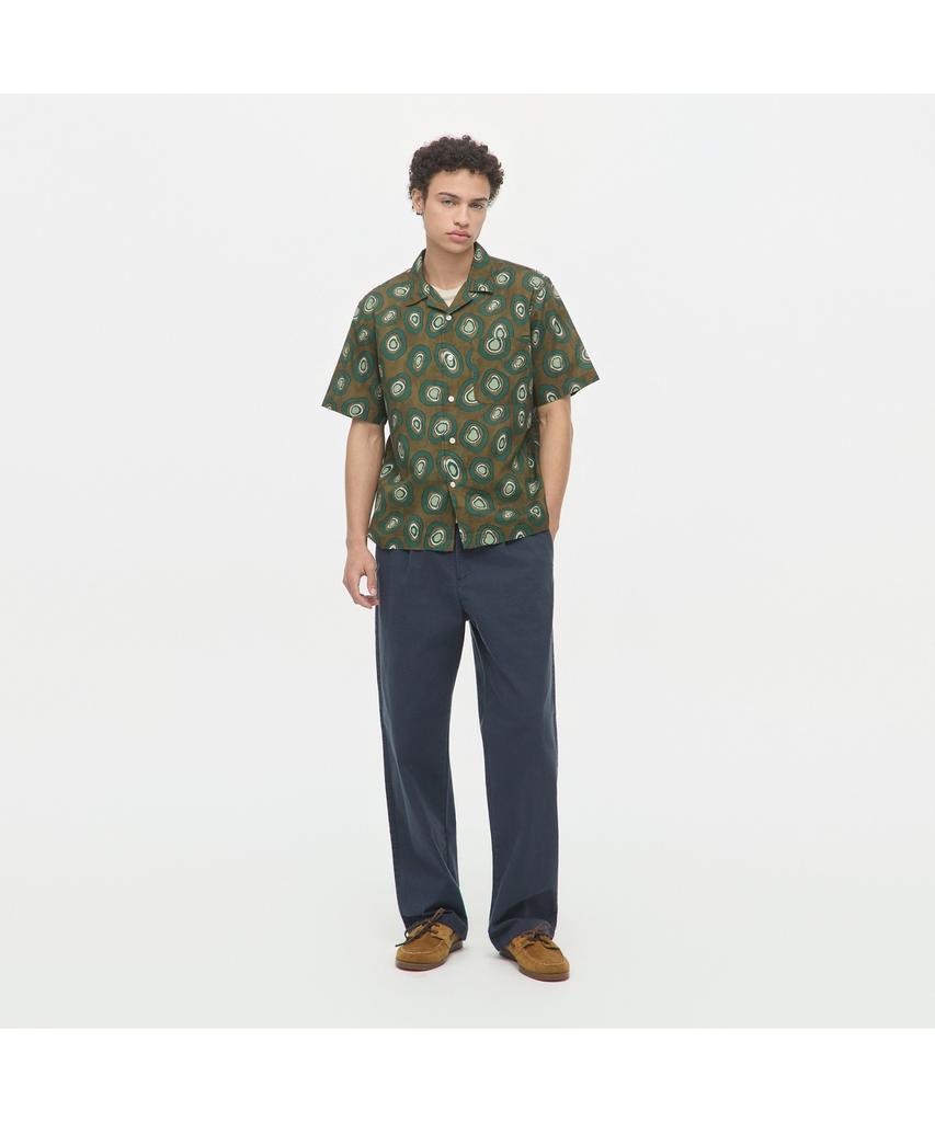 Henlikoteun Hawaiian Open Collar Shirt (Relaxed Fit) Ahsam26631Brx
