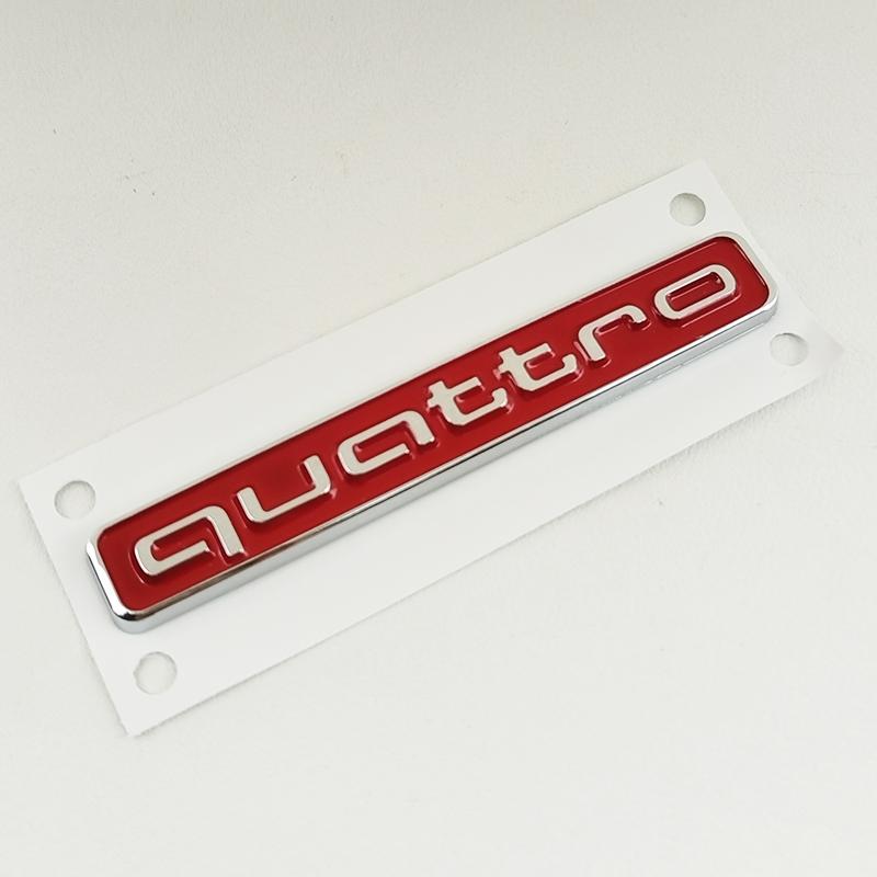 3D ABS Černé Logo Quattro Znak Nálepka Odznak na Auto Pro Audi A3 A5 A4 A6 A7 A8 A1 A2 S3 S4 TT Q3 Q7 Q5 Quattro Nálepka Příslušenství