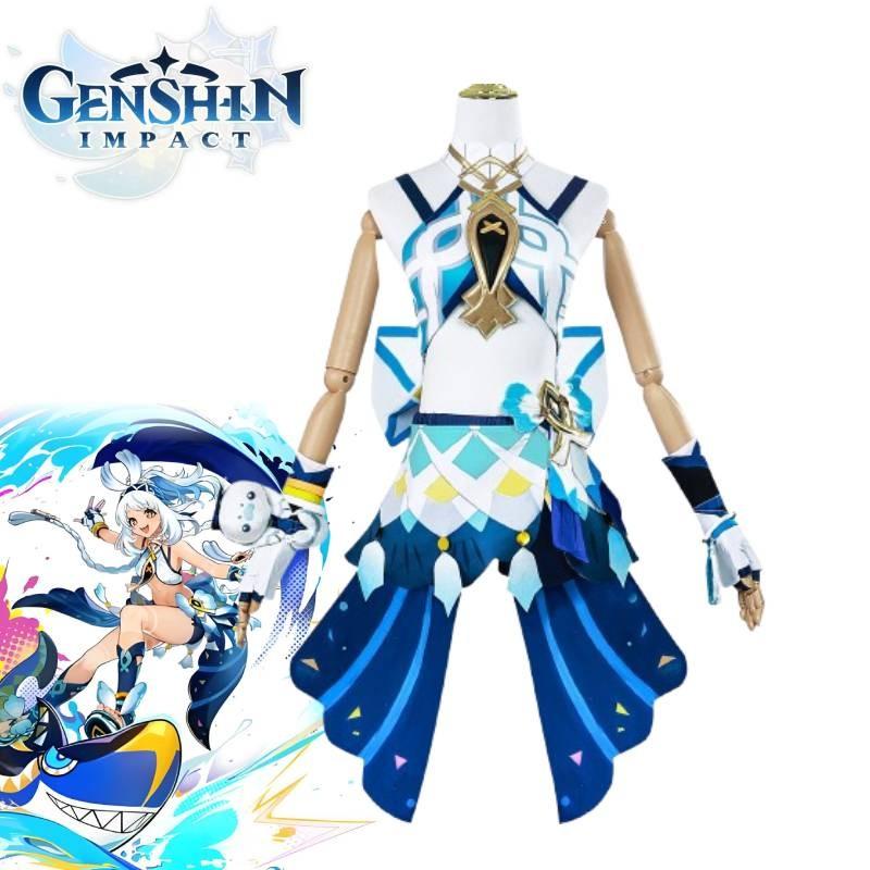 Adorable Marani Cosplay Costume For Genshin Impact Featuring Cute Fresh Style And Accessory Set