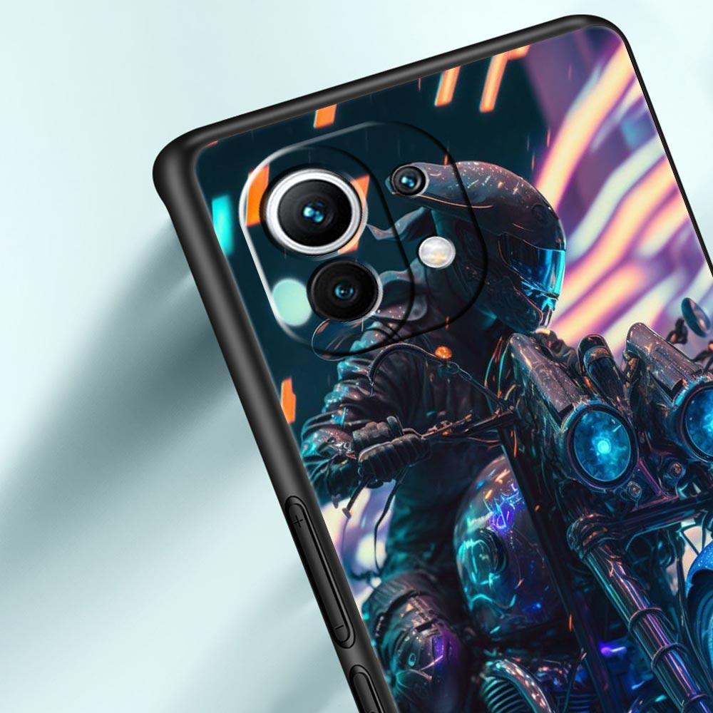 Motorcycle Phone Case Cover for Xiaomi Mi 17 Pro Max 15 14 13 12 11 Ultra 15T 14T 13T 12T 11T Pro Lite Soft TPU Shell Fundas Bag