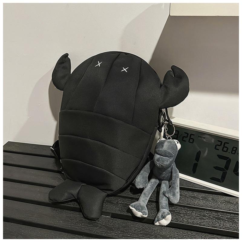 School Bag New High Value Personality Cool Funny Creative Cartoon Shark Backpack Couple Light Spring Outing Backpack