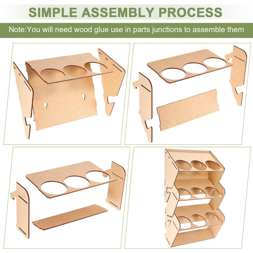 3-Layer Spray Can Holder Large Capacity Paint Bottle Organizer Spray Paint Storage 9-Can Paint Can Holder Spray Wall Shelf