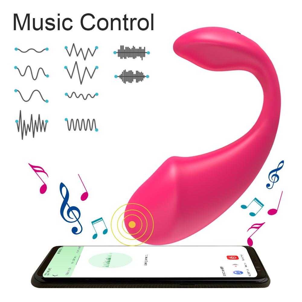 Wireless Bluetooth G Spot Dildo Vibrator Female APP Remote Control Vibrating Egg 2 Motor Clitoris Stimulator Sex Toys for Women