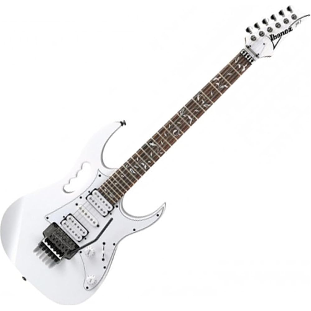 IBANEZ JEMJRWH Steve Vai Signature 6 String Electric Guitar - White