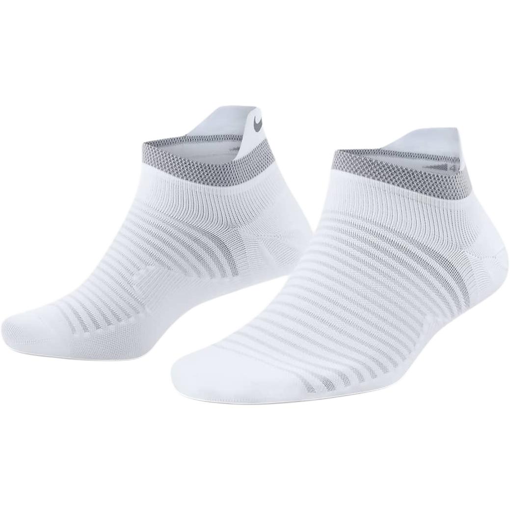 Nike Spark Lightweight No Show Ankle Socks Unisex 1 Pack White DA3589-100 24-25