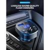Car Bluetooth 5.0 FM Transmitter, Dual USB Fast Charger MP3 Player Wireless FM Receiver Car Kit Support USB Flash Drive