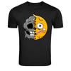 Half Skull Sick Emoji Vomit Horror Graphic T-Shirt