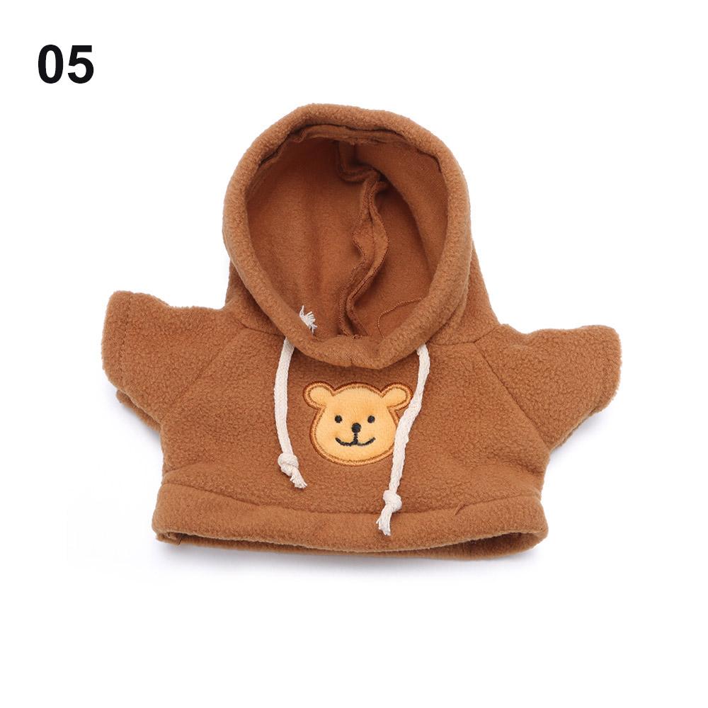 Plush Toy Clothes 30CM Doll Tops Knitted Sweater Hoodie Overalls For Bear Kawaii Mini Yellow Duck Clothes Accessories Kids Toys