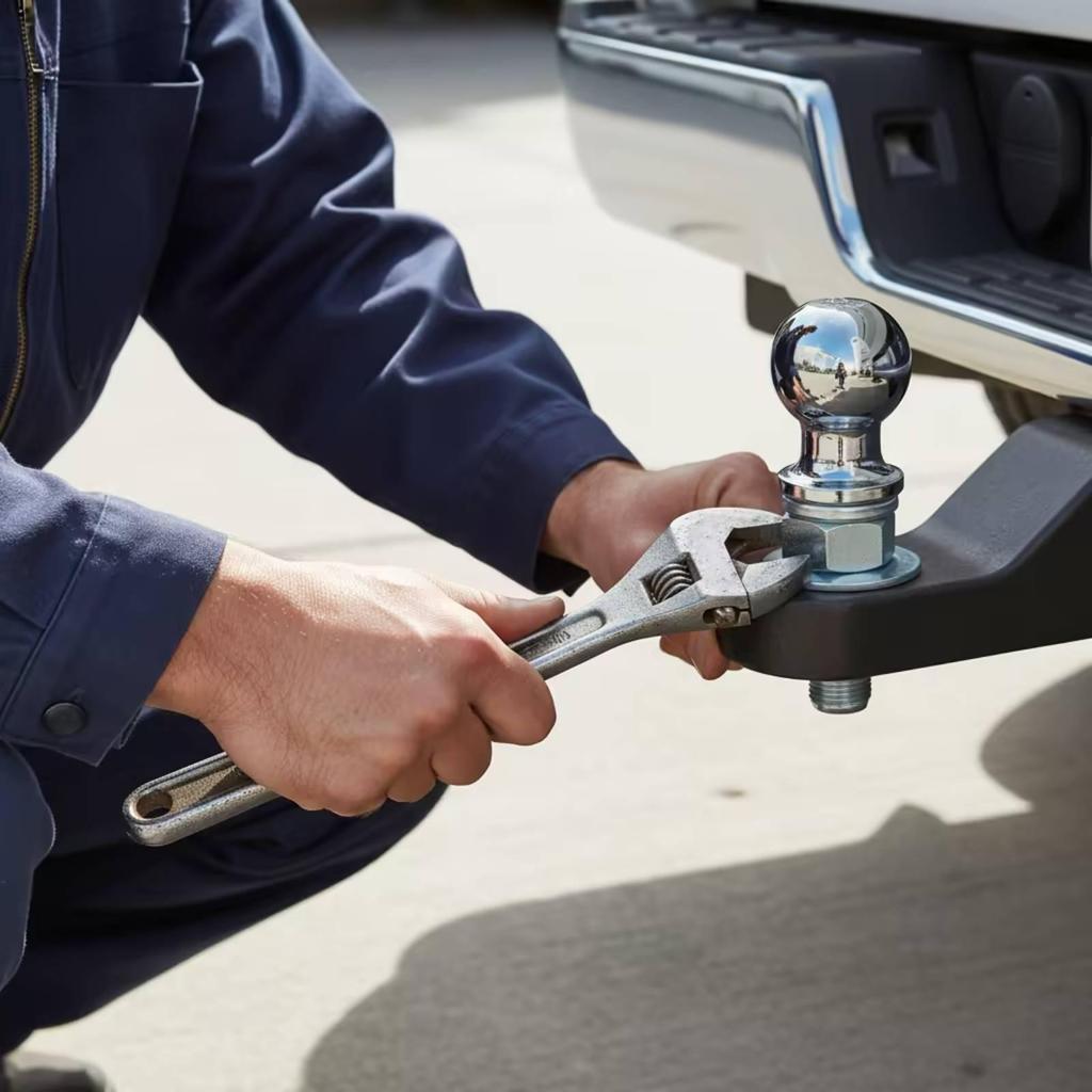 Trailer Hitch Ball Chrome Polished