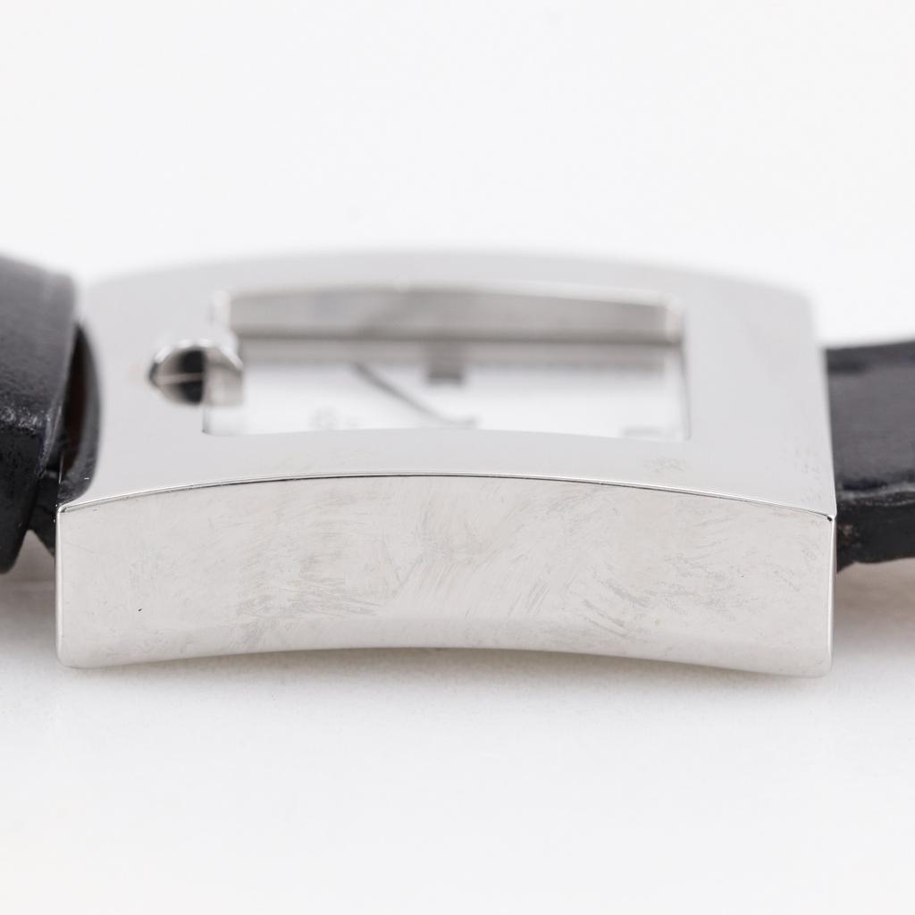 HERMES Belt watch Watches BE1.110 WhiteDial Stainless Steel/leather Quartz Analog display Women Used