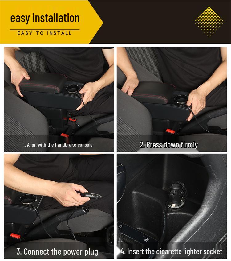 Universal Car Central Armrest Storage Box