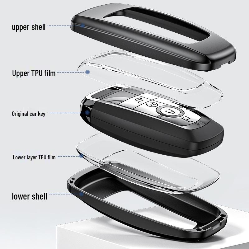 Ford Key Shell Cover: Fits Mondeo, Edge, Focus, Everest, Equinox
