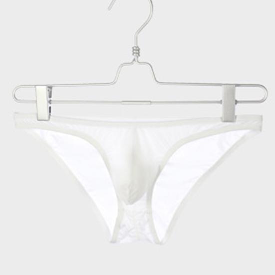 Herren Slips T-Form Niedrige Taille Hohe Elastizität Einfarbig Männlicher G-String Schlafbekleidung