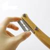 New European Baguette Bread Lame with Curved Wooden Handle, Bread Scoring Tool, Bread Decorating Knife, Baking Tool