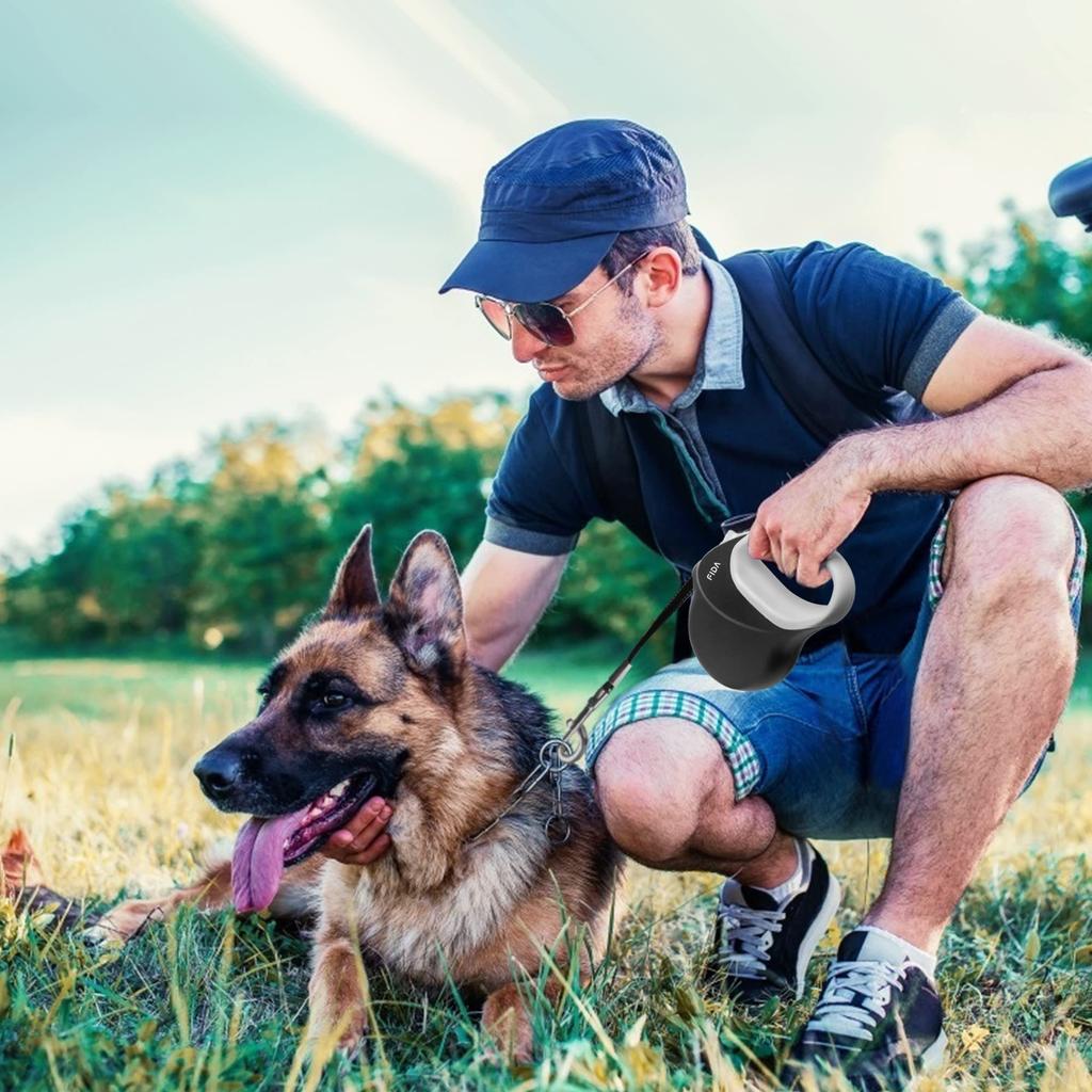 Fida Dog 8m Retractable Automatic Retractable Long Nylon Suitable for Medium and Large Night Walking Lead, Lead, Lead, Tape, One-Hand Brake, Dogs,