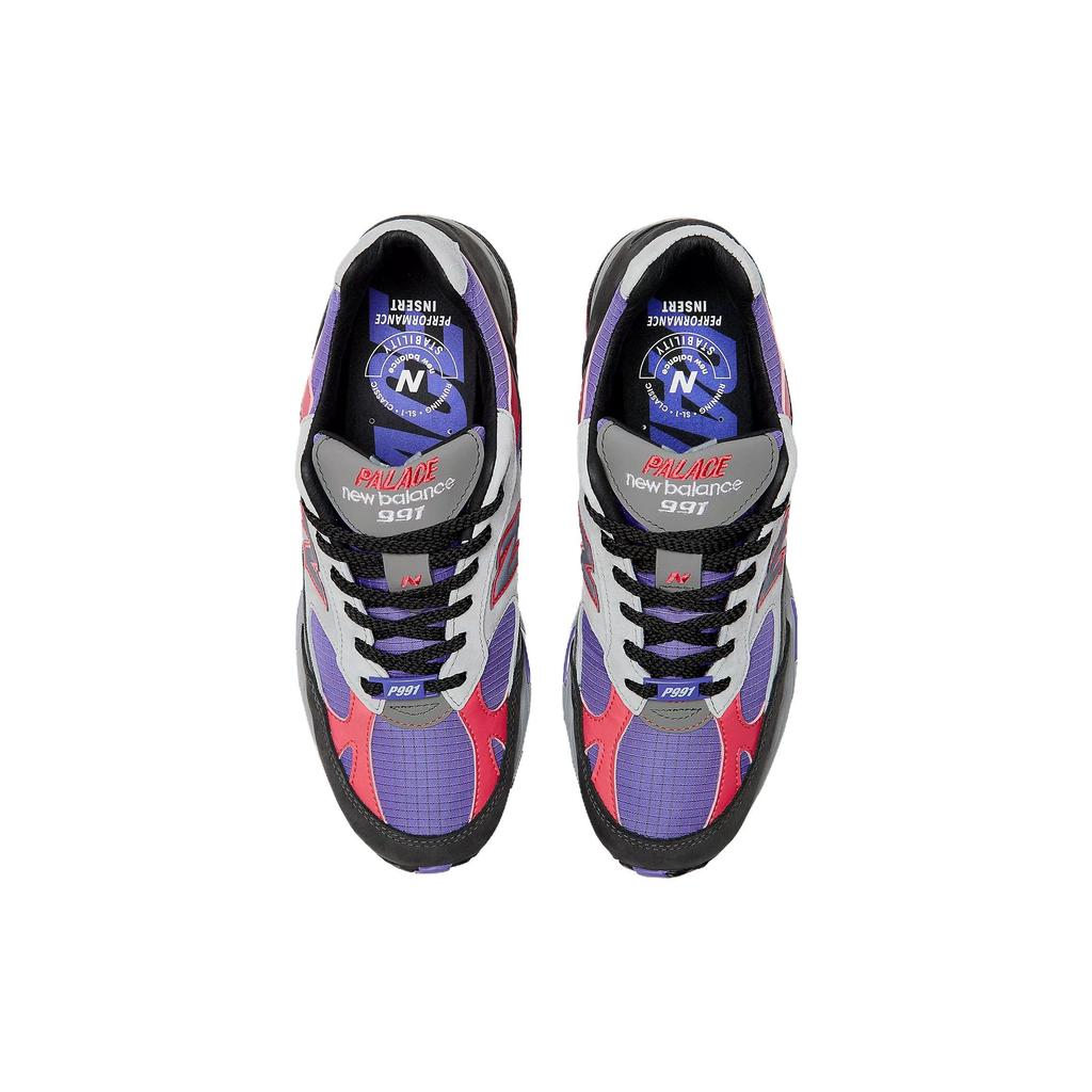 New Balance Palace X  991 Made In England Black Ultra Violet Women Sneakers Purple Griffin W991PLE