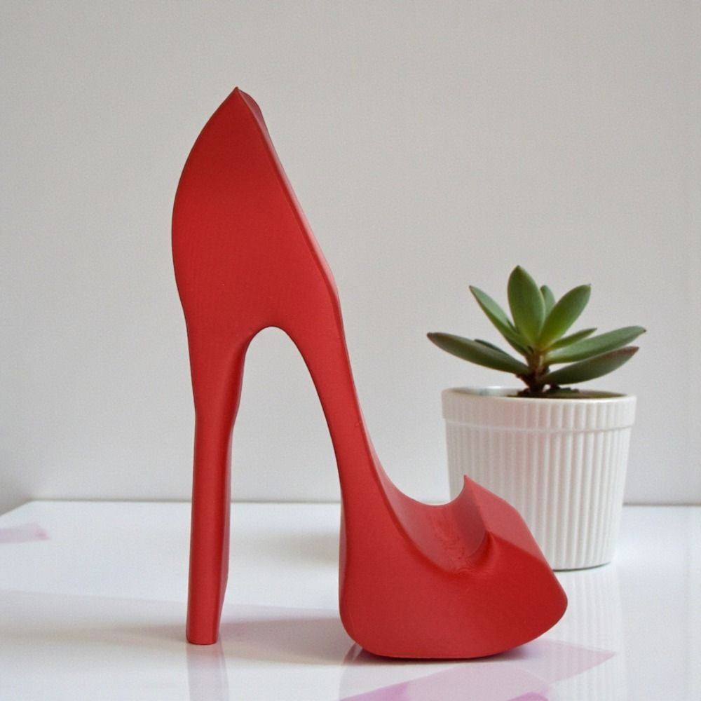 3D Printed High-Heel Phone Stand Creative Anti-slip Desktop Mobile Phone Holder Universal Multi-functional