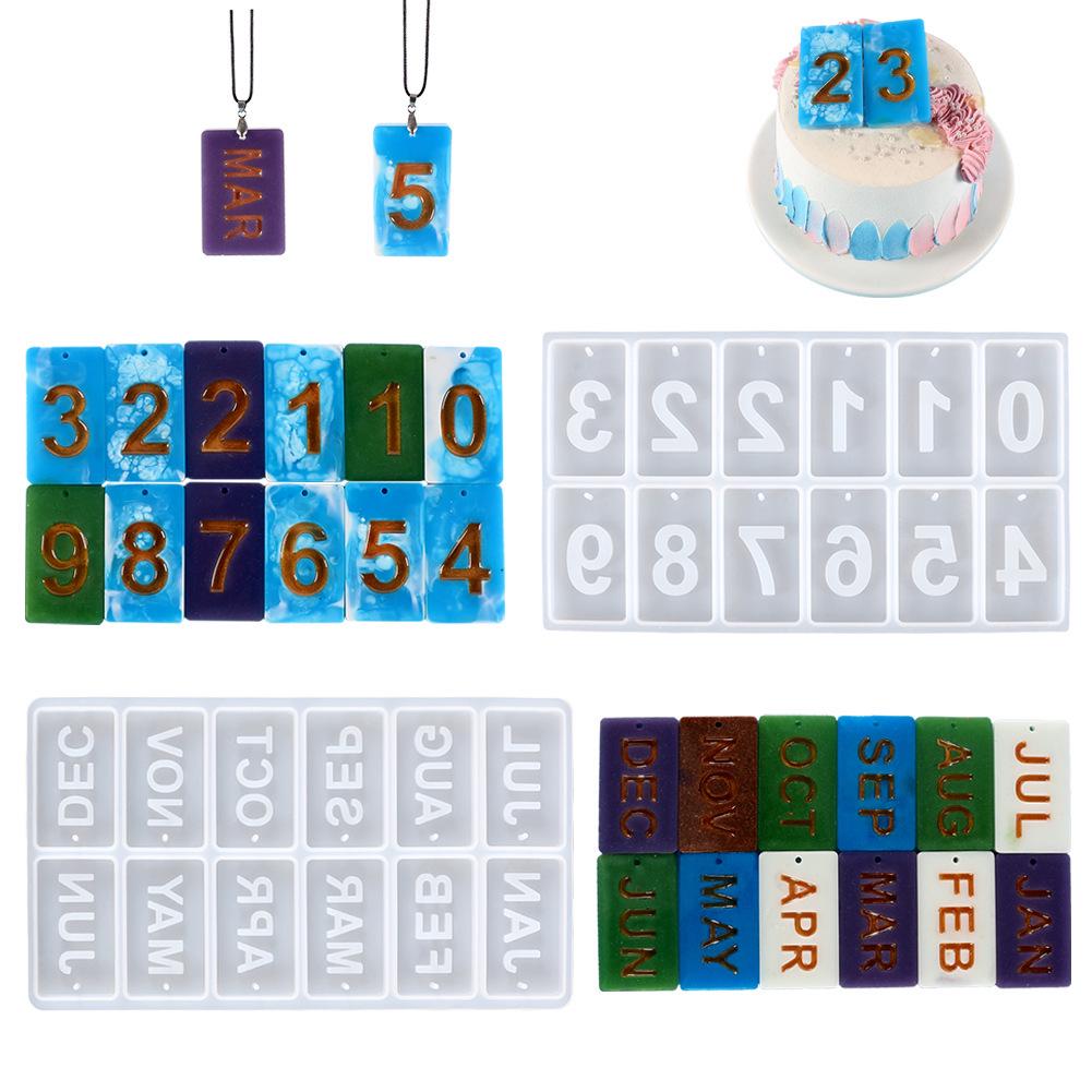 DIY Geometric Silicone Mold for Round, Oval, and Earring Pendants