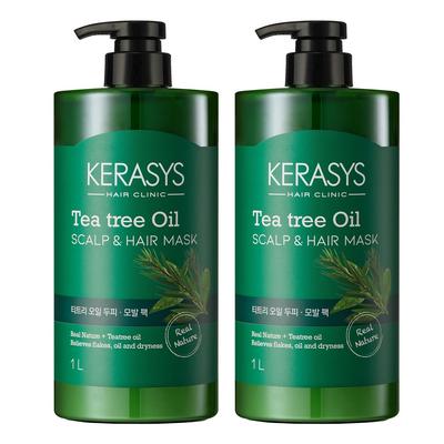 Kerasys Tea Tree Scalp Hair Treatment, 1L, 2 Units