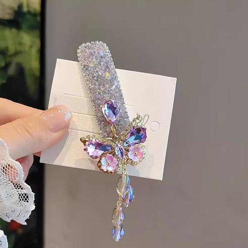1Pcs Flower Hair Clips For Women   Pearl Tassel Bb Clips Trendy Barrettes Hair Accessories