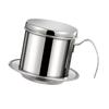  Vietnamese Drip Coffee Maker Dripper Dishwasher Safe Reusable Metal Filter Cup