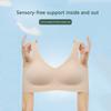 Women's All-in-one Fixed Cup Thin Underwear Traceless Comfortable Sport No Underwire Beauty Vest Style Bra