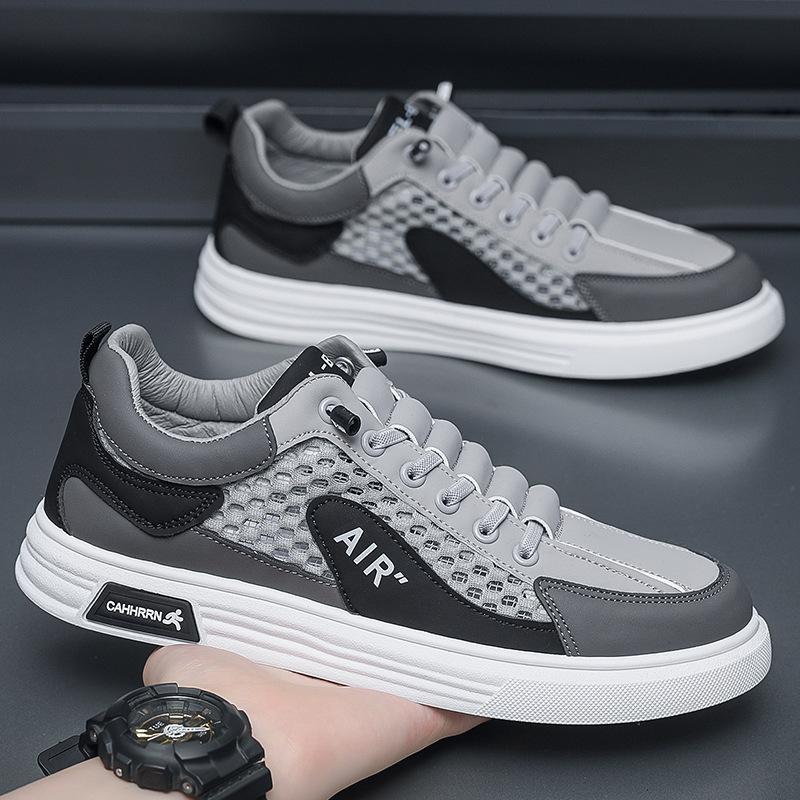 

Summer breathable mesh versatile men s board shoes new trend student men s shoes fashion lightweight sports and leisure shoes 44