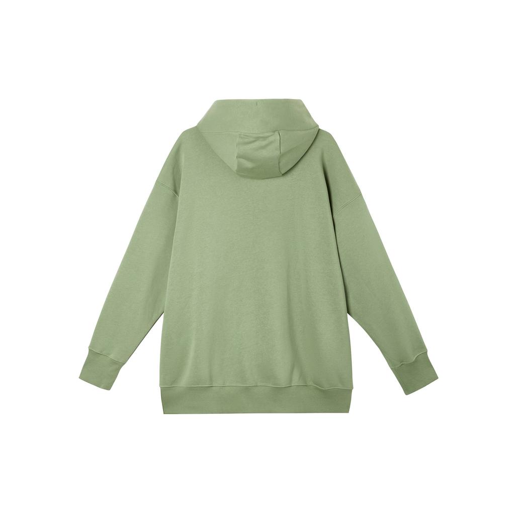 Nike Sportswear Phoenix Fleece Embroidered Solid Color Loose Drawstring Hoodie Women Hoodie Green DQ5860-386