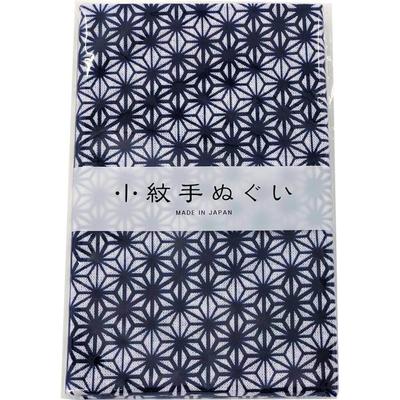 Miyamoto Vyrobeno v Japonsku Tenugui ruka Komon Japonský design Izumi Koubai 33 x 90 cm Asanoha 33469 Miyamoto-Towel (Japonský ručník) (malý vzor) (námořnictvo