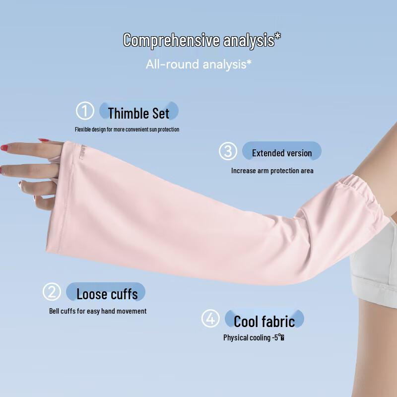 NAILEKESI N Mangas Solares Enfriadoras UPF50+ para Mujer