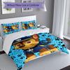 3pcs Paw Patrol characters pattern bedding set duvet cover set includes duvet cover &pillowcases, perfect all season bedroom decoration & gift