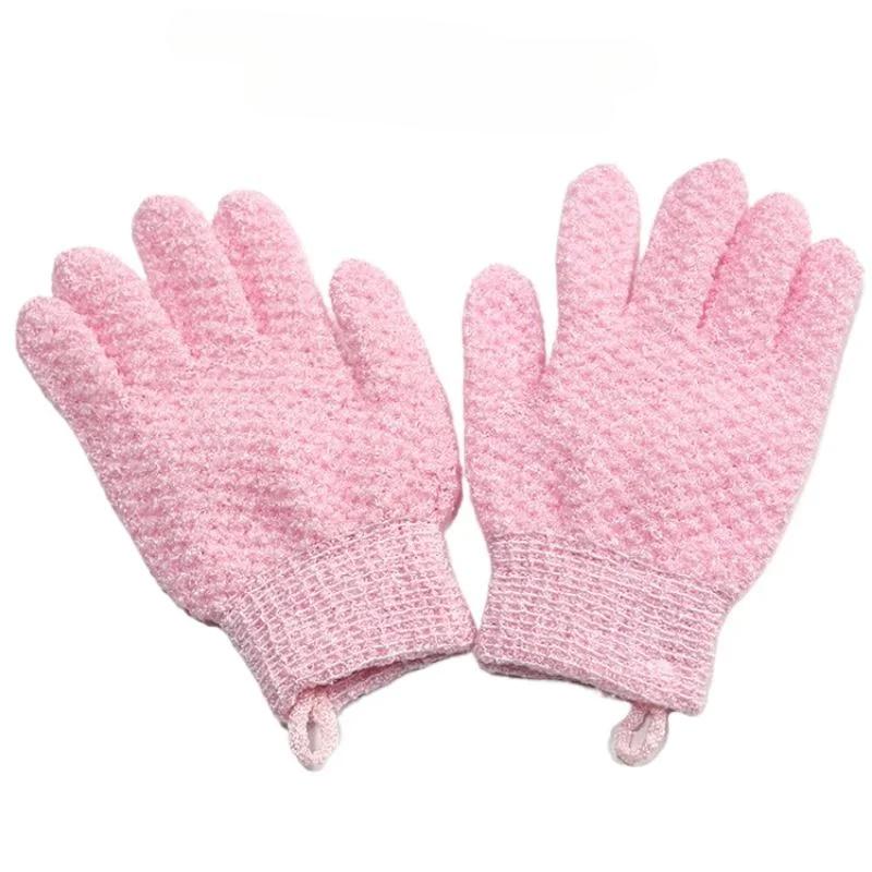 

2шт перчатки-губки для массажа тела, отшелушивающие перчатки для душа, скруббер для душа для ежедневного использования, принадлежности для ванной комнаты