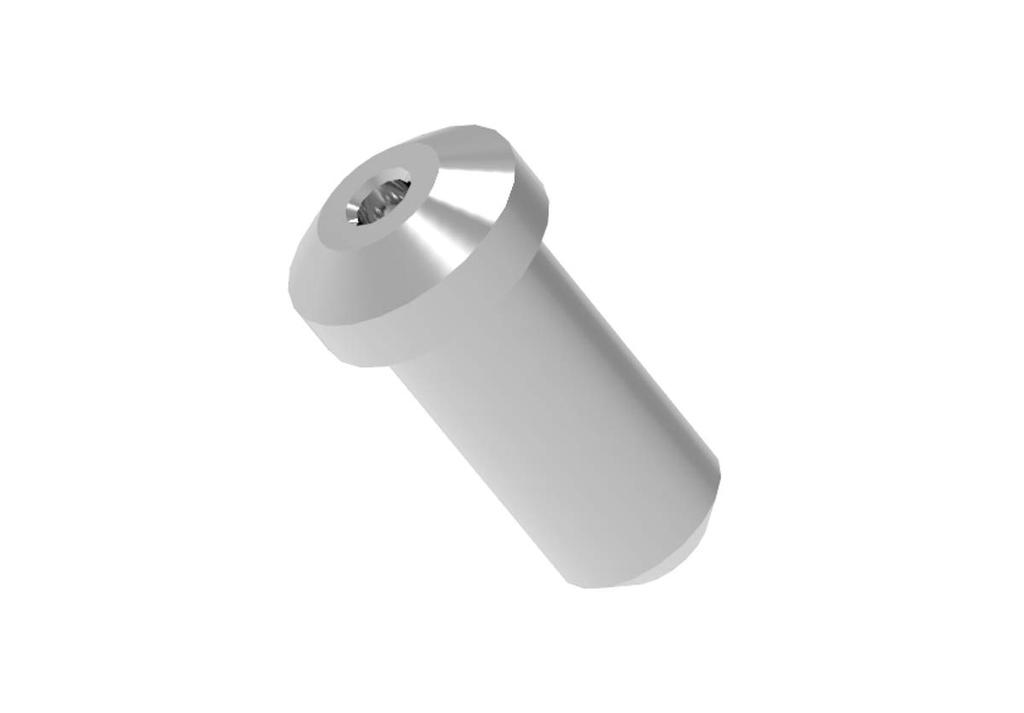 HiQ Parts BL for Plastic Rivets, 0.65mm, Silver, 50-Pack, Models, BLR-S-065