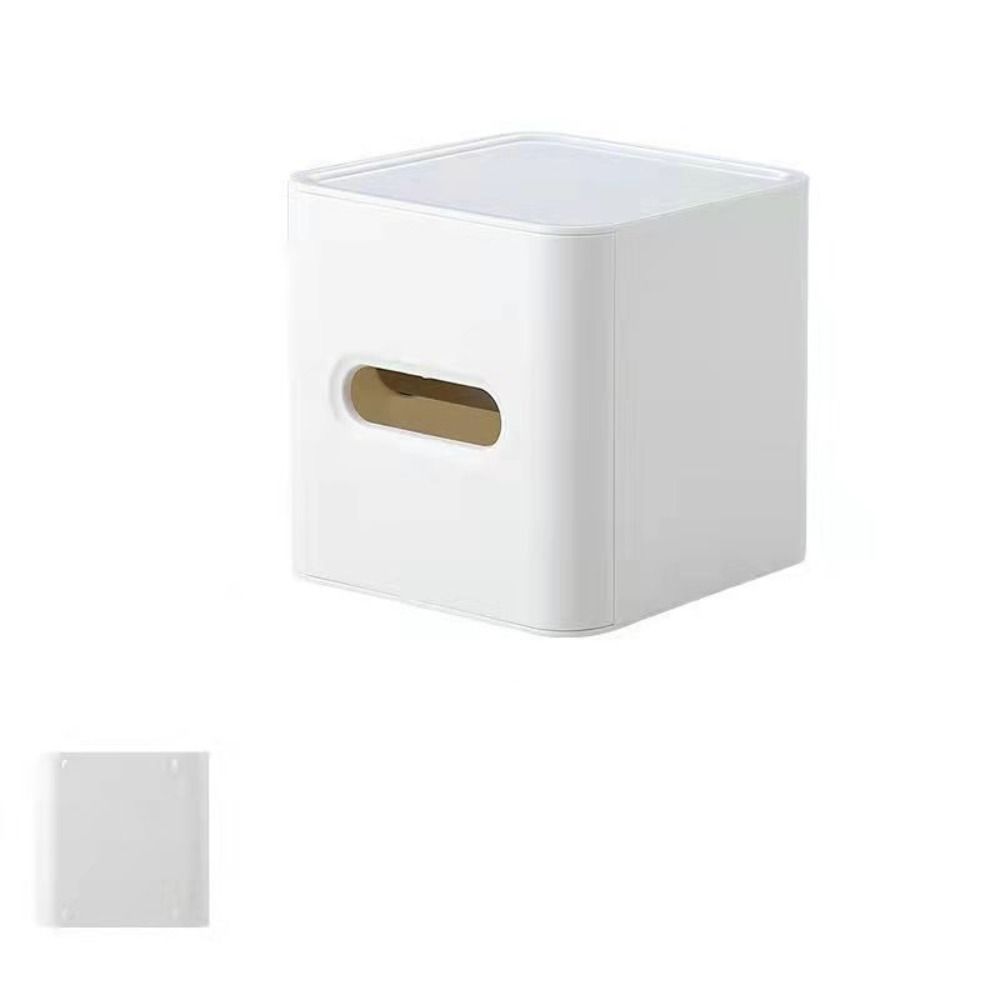 Plastic Roll Paper Holder Simple Desktop Tissue Box Modern Tissue Container  Coffee Table