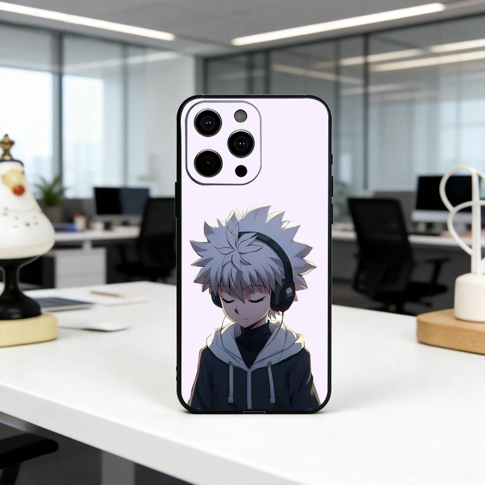 H-Hunter K-Killua Z-Zoldyck H-Hunter-KZ Phone Case Silicone Soft For IPhone 17 16 15 14 13 12 11 X XR Plus Pro Max Plus