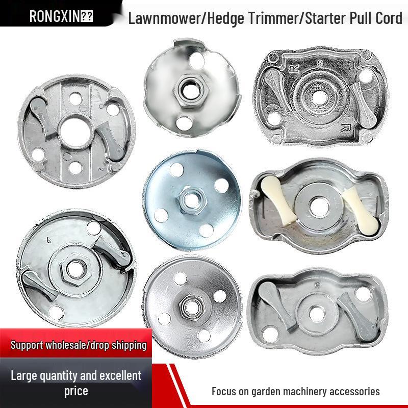40-50% Lawn Mower Starter Pull Cord & 139 GX35 Grass Trimmer Starter Accessories, Aluminum Iron Disk