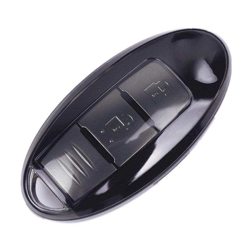 Transparent Black Tpu For Nissan Tiida Qashqai J11 J10 Micra Kicks Altima X-Trail  Navara Leaf Note Sentra Murano Car Key Case