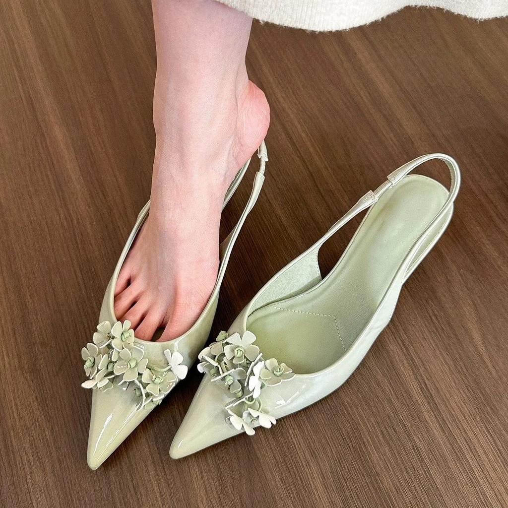 Fashion Women's Shoes Summer High Heels Sandals 2025 Thin Heeled Sandals for Women Elegant Pointed Toe Dancing Party Shoes Banquet Shoes
