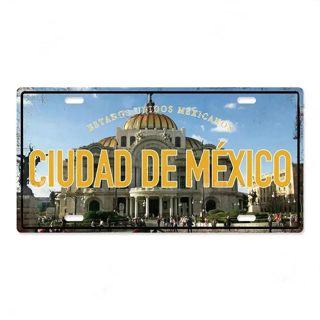 Barcelona Asntoniri Milano Chicago Metal Tin Signs Vintage Plaque Auto Plate Embossed Tag Garage Bar Pub Clubs Home Wall Decor