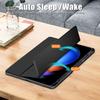 For Xiaomi Pad 6S Pro 12.4 Case Tri-fold Stand PU Leather Tablet Cover with Pen Slot