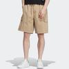 Adidas Originals Trefoil X Charr Morita Co-Branded Logo Print Straight Loose Shorts Unisex Bottoms Brown HR3465