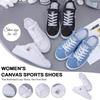 Women's Canvas Sports Shoes, Flat Bottomed Lazy Shoes, One Foot Kick