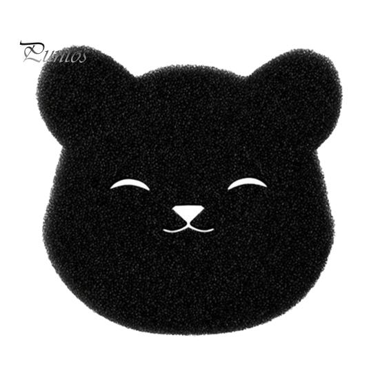 2Pcs Tierhaarentferner Wäsche Wiederverwendbare Lint Remover Schwamm Cartoon Bär Form Haare Kleben Rolling Lint Catcher