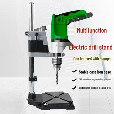 Support Universel pour Perceuse à Main - Outil de Conversion Multifonctionnel de Perceuse Électrique en Perceuse d'Établi avec Pince Plate - Nouveau Mini Modèle