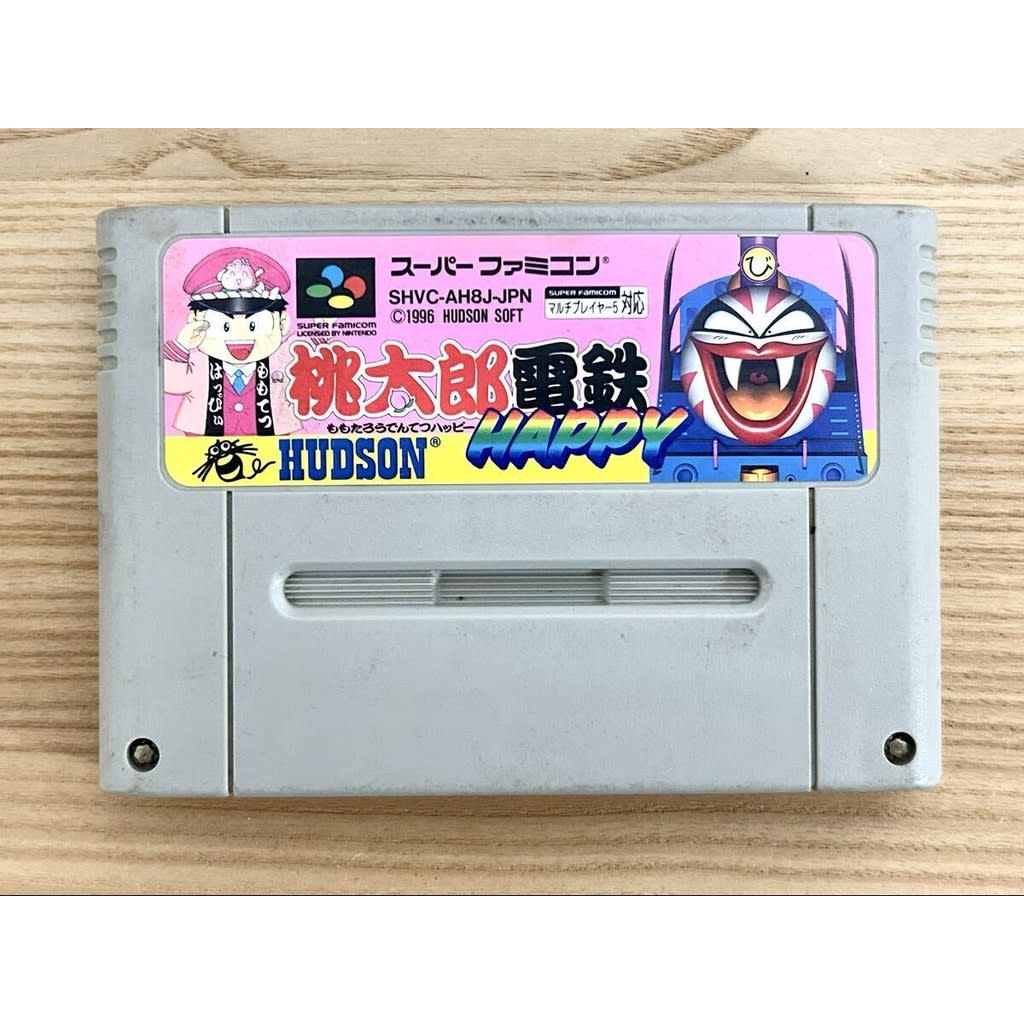 Used Momotarou Dentetsu Happy SFC SNES Super Famicom tested working Nintendo NTSC-J Super Nintendo Cartridge