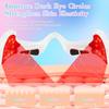 Red Light Therapy Eye Mask 650nm for Eye Bags Dark Circles Removal, Anti-Aging Wrinkle Red Light Glasses, Portable LED Device